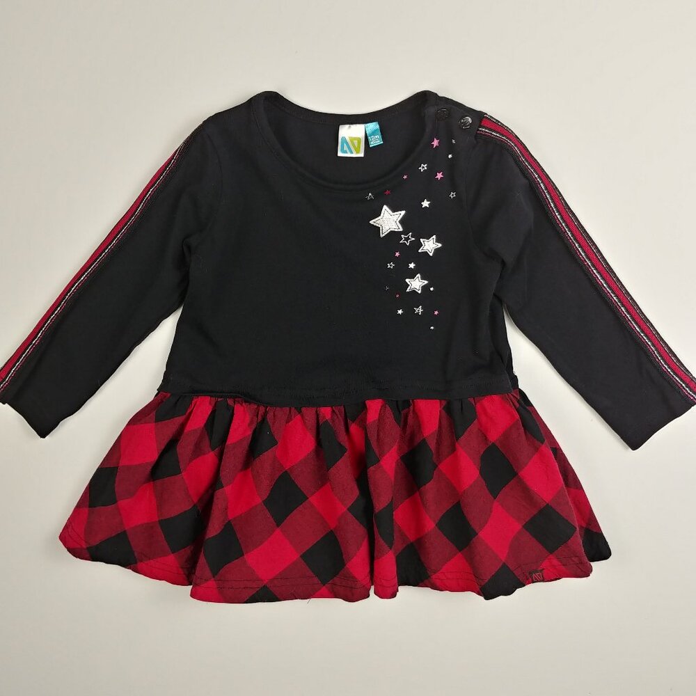 Nano Starry Sparkle Long-Sleeved Dress size 12 Months